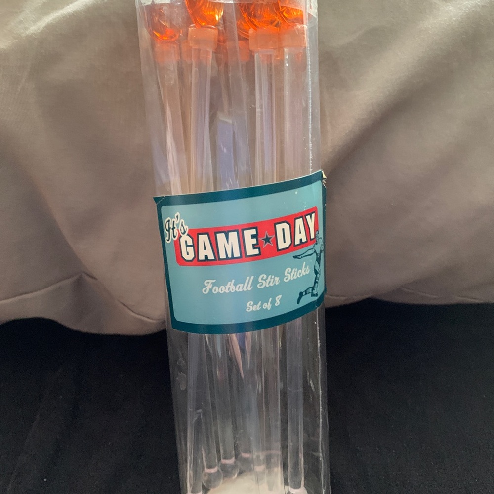 12 Vintage Football stir sticks